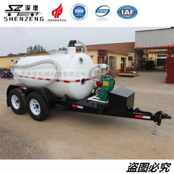3吨双联动污水罐拖车