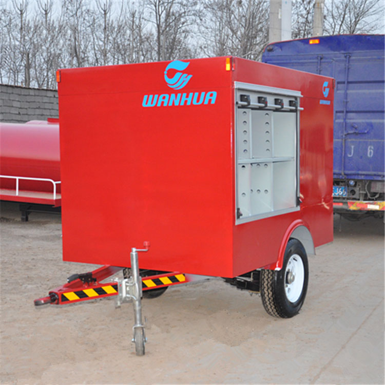 消防专用箱子拖车 