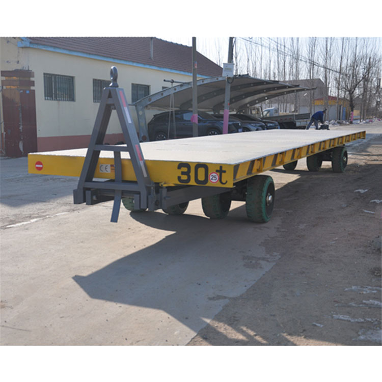 双头牵引平板拖车 