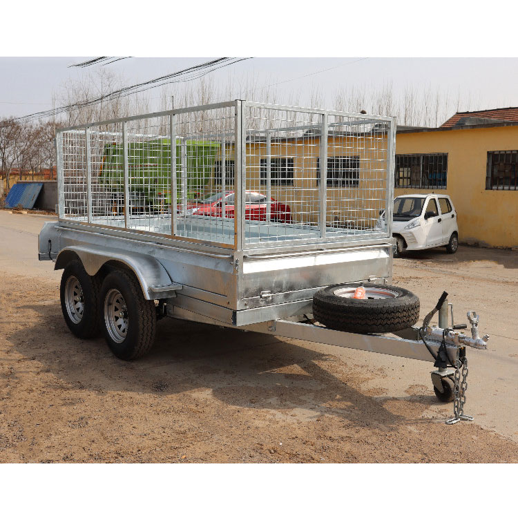带网格汽车拖车 
