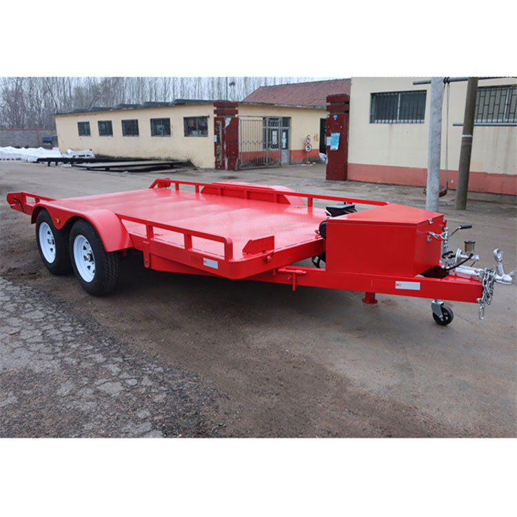 3吨汽车牵引平板拖车 