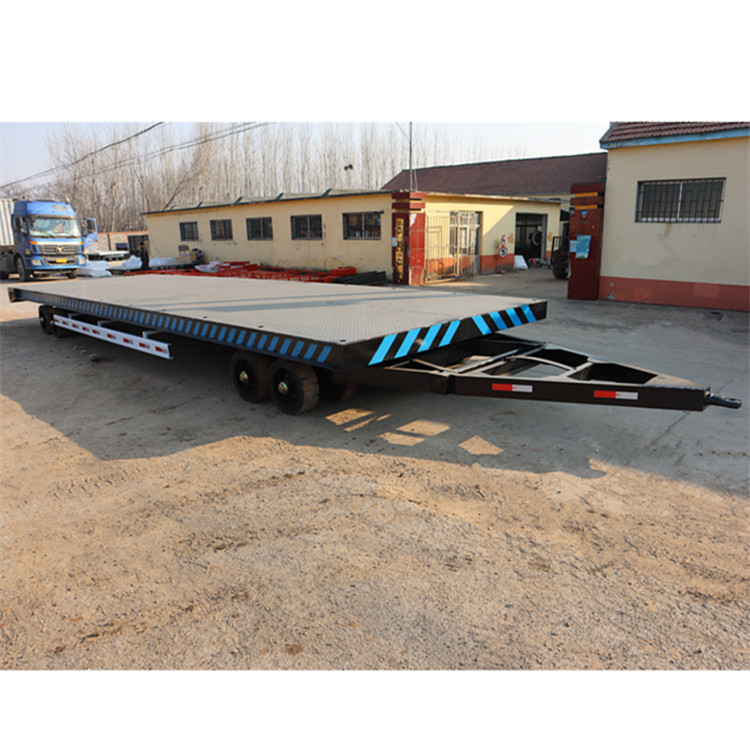30吨厂区仓库搬运平板拖车 