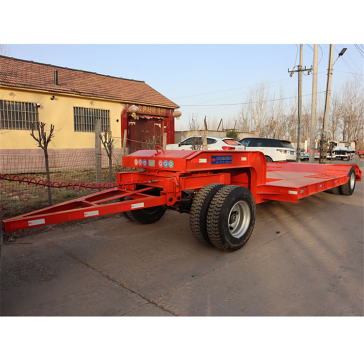 15吨超低工程机械平板车 