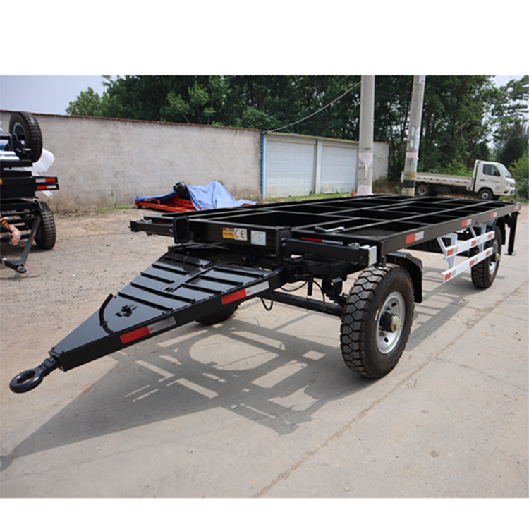 6吨发电机组平板拖车 