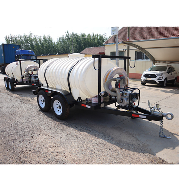 3吨塑料罐拖车 