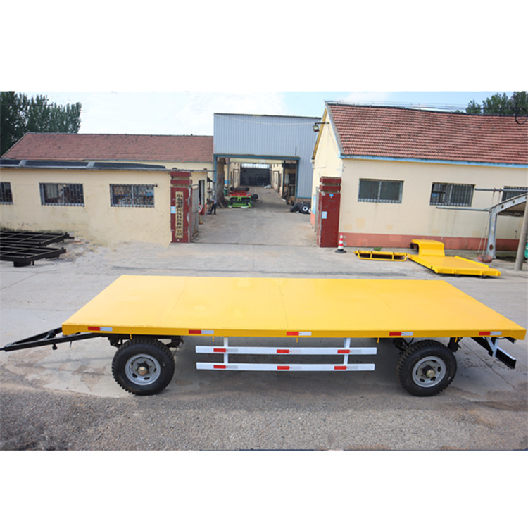 5吨货物中转平板拖车 