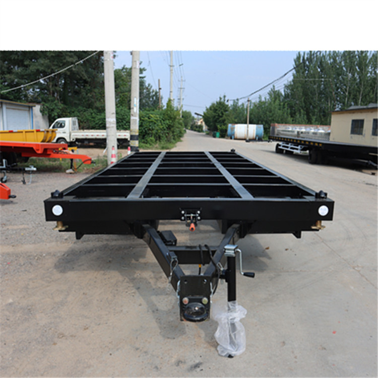 9吨集装箱底盘拖车 