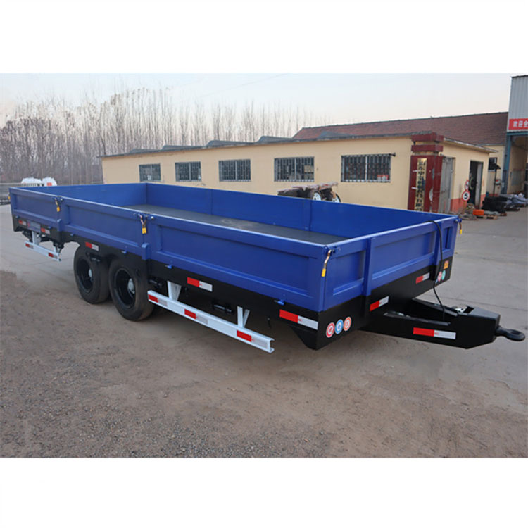 挖掘机货物运输两用平板拖车 