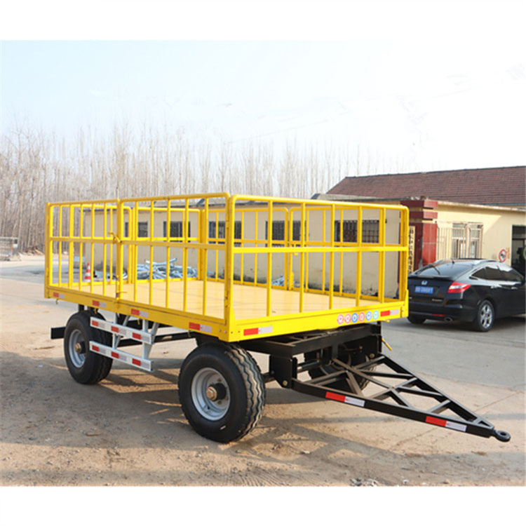 高栏平板拖车 