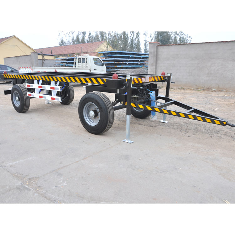 骨架平板拖车 