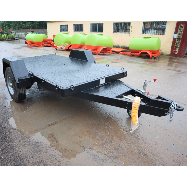 4吨生菜设备平板拖车 