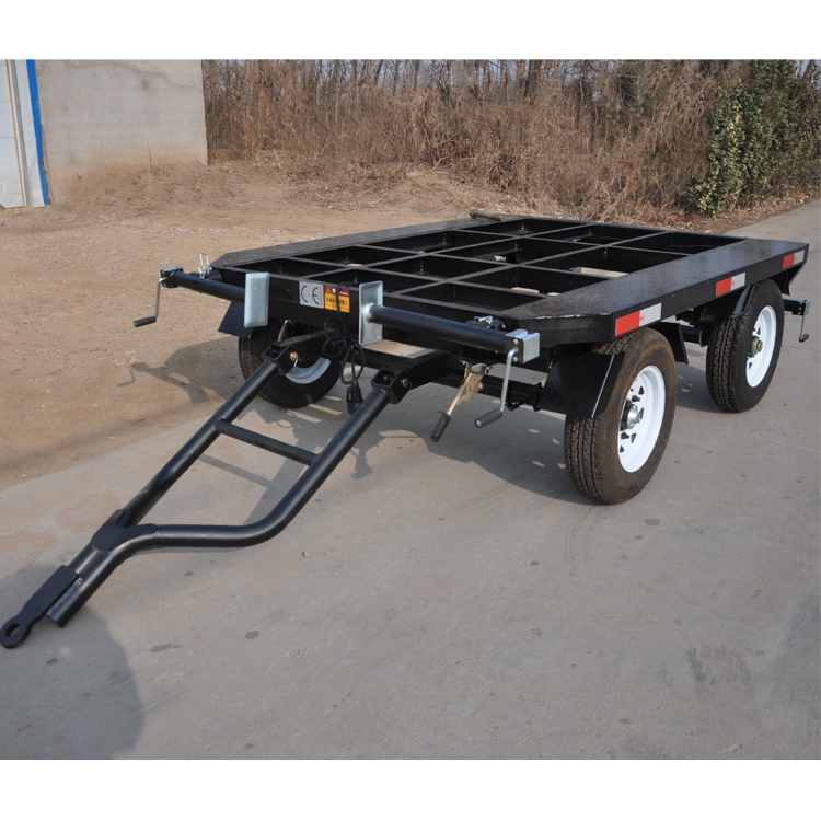 2.5吨滤油机骨架拖车 